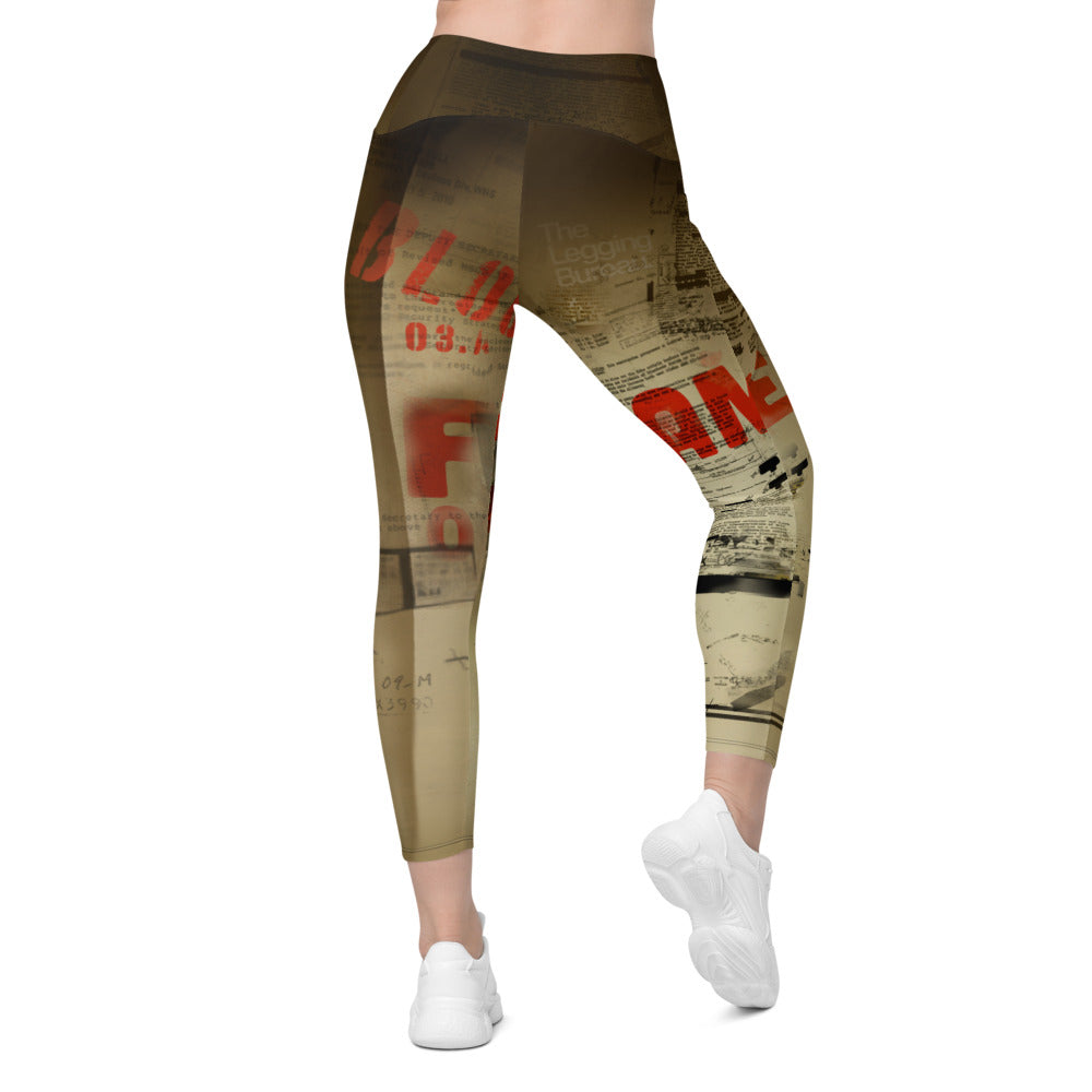 The Legging Bureau. Espionage 03 Leggings with Pockets