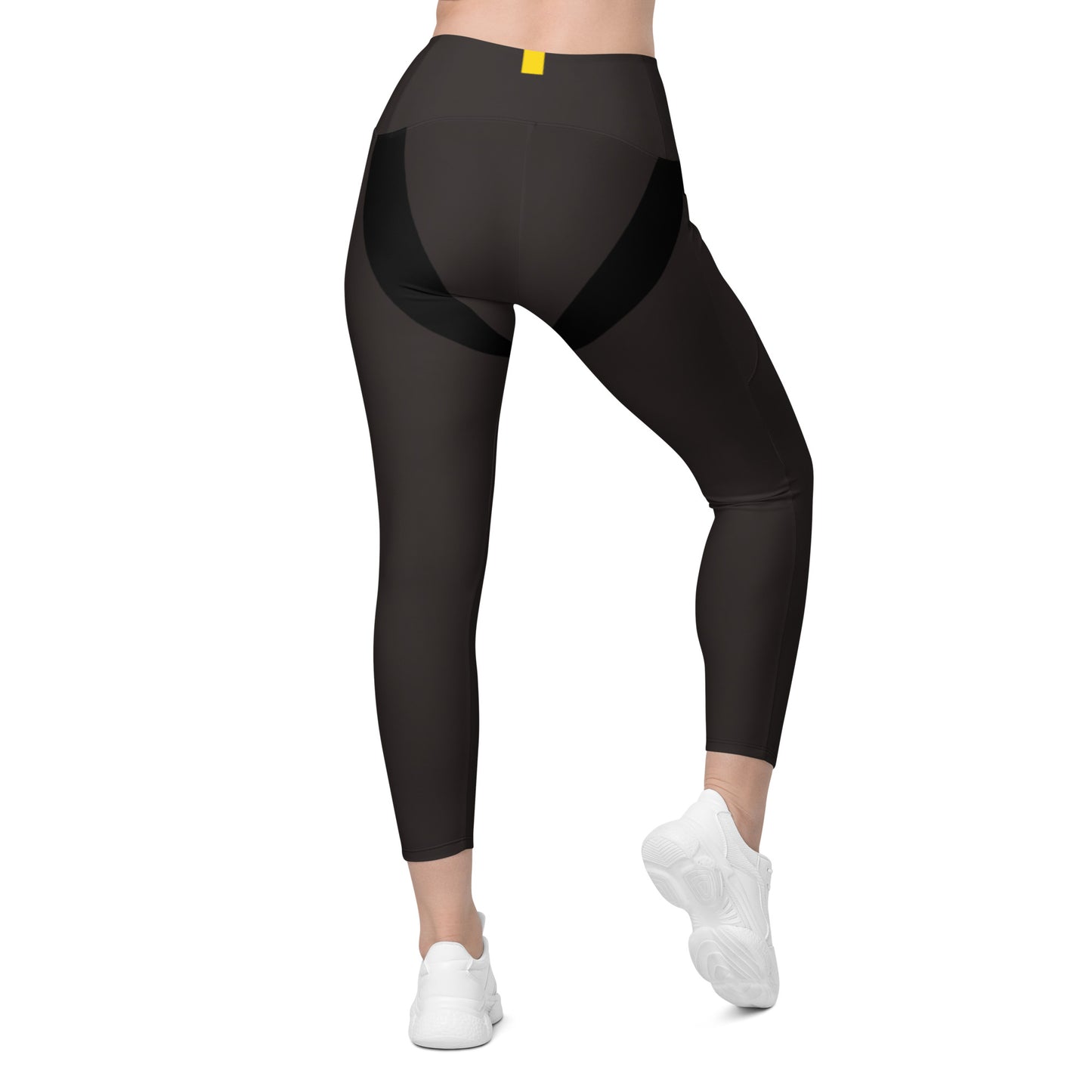 TLB Smart-Lines - Gray Sport Leggings with pockets