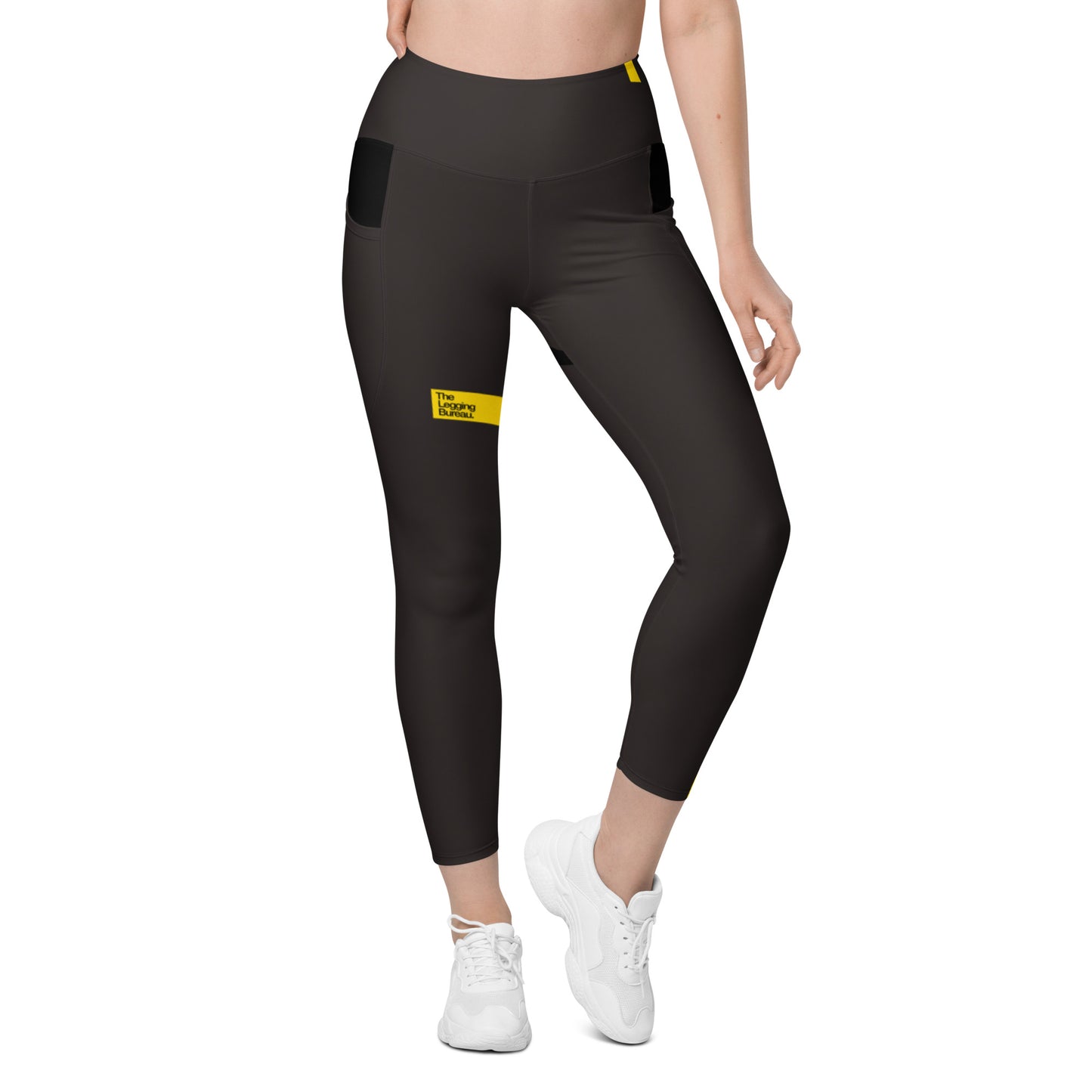 TLB Smart-Lines - Gray Sport Leggings with pockets