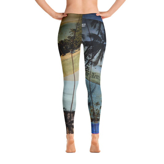 The Legging Bureau. Palms Two. Leggings