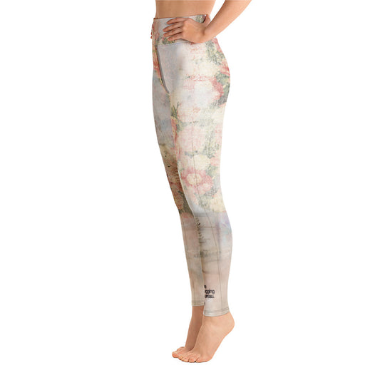 The Legging Bureau. Floral Notes 01. Yoga Leggings